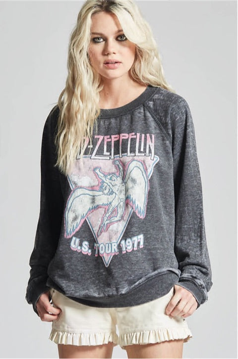  Led Zeppelin Sweatshirt by Recycled Karma at Dilaru Boutique Nutley NJ