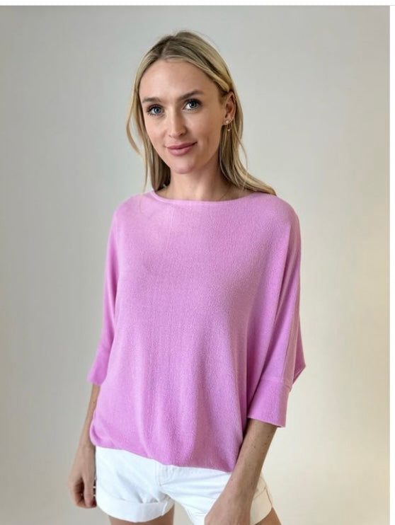 Six Fifty Clothing The Good Reason Top in Pink at Dilaru Boutique in Nutley NJ