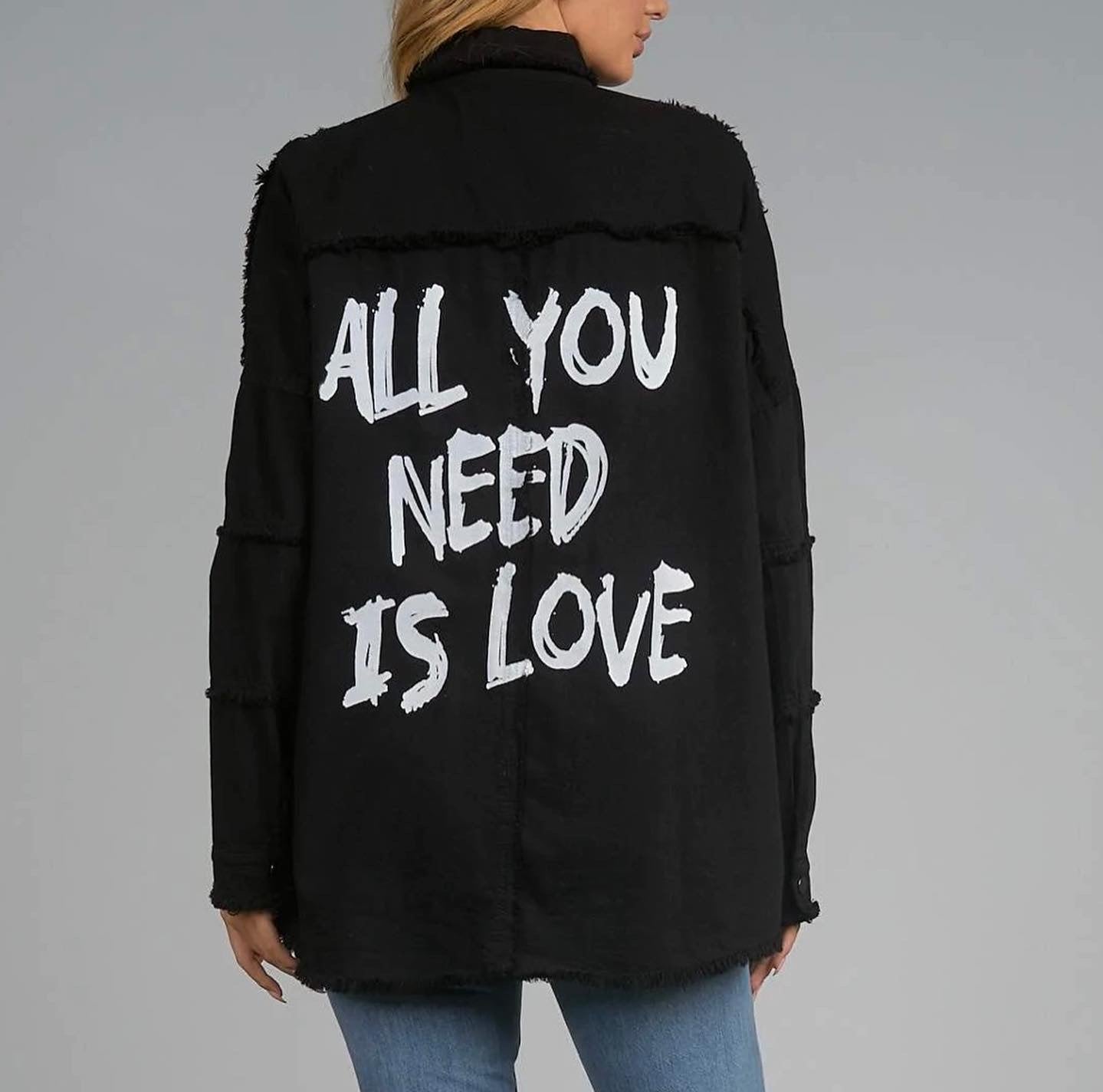 Elan All You Need is Love Jacket Dilaru Boutique Nutley New Jersey