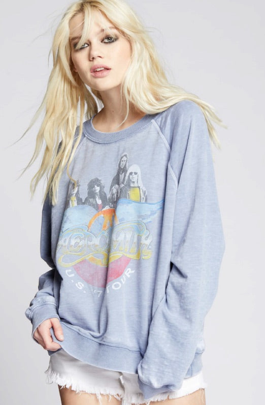 Aerosmith Sweatshirt by Recycled Karma at Dilaru Boutique Nutley NJ